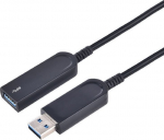 USB-kaabel MicroConnect USB-A - USB-A 20 m Black (USB3.0AAF20AOP) | USB3.0AAF20AOP | 5704174065746