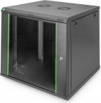 DIGITUS Wandgeh&auml;use   Dynamic 12HE 607x600x600mm  Black | DN-19 12U-6/6-EC-SW | 4016032257820