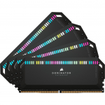 Corsair DIMM 64 GB DDR5-6400 (4x 16 GB) Quad-Kit (Black, CMT64GX5M4B6400C32, Dominator Platinum RGB, INTEL XMP) | CMT64GX5M4B6400C32 | 0840006665496
