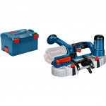 Bosch Powertools Akku-Bands&auml;ge GCB 18V-63 Professional Solo, 18Volt (blau/Black, ohne Akku und Ladeger&auml;t, L-BOXX) | 06012A0401 | 3165140998130