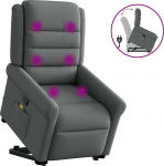 vidaXL t&otilde;stetav massaažitool, kokkupandav, Dark Grey, kangas | 3303325 | 8721102963070