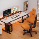 Fotel gamingowy materiałowy Anda Seat Kaiser 3E XL Orange Fabric | AD23YC-XL-09-O-CF-O01 | 6977890866990