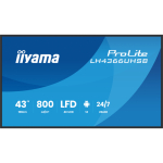 Monitor iiyama IIYAMA 108.0cm(43") LH4366UHSB-B1AG 16:9 2xHDMI+USB-C VA | LH4366UHSB-B1AG | 4948570128204