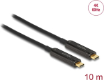 USB-C aktiivne optiline USB-video kaabel 4K 60Hz 10m Delock (84103) | 84103 | 4043619841035