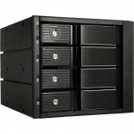 SilverStone SST-FS304-12G Externes 3,5-Zoll-Geh&auml;use, 4-Bay - Black | ZUWE-512 | 4710679815466
