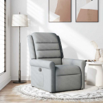 vidaXL Kokkupandav tugitool, light grey, riidest polsterdus | 4015636 | 8721158336422