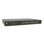 LevelOne GEP-2821 GEP-2821, Unmanaged, Gigabit Ethernet (10/100/1000), PoE, Rack mount, 1U | GEP-2821 | 4015867223901