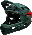 Bell Kask full face SUPER AIR R MIPS SPHERICAL matte gloss green infrared r. M 55&ndash;59 cm (308752) | 308752-uniw | 768686284267