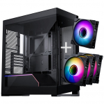 Korpus Phanteks NV-Serie NV5 MK2 ATX korpus, karastatud klaas, M25 Gen2 PWM D-RGB p&ouml;&ouml;rleva labaga ventilaator + 1x tavaline ventilaator - 120mm | GABU-514