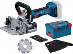 Bosch Powertools Akku-Flachd&uuml;belfr&auml;se GFF 18V-22 Professional Solo, 18 Volt (blau/Black, ohne Akku und Ladeger&auml;t, in L-BOXX) | 0601620101 | 4053423243550