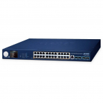 PLANET 24-Port PoE+ Managed Switch w/ LCD Screen GS-6311-24P | GS-6311-24P4XV | 4711605287531