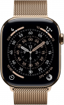 Apple Watch Series 11&nbsp;GPS + Cellular 46mm&nbsp;Gold Titanium Case with Gold Milanese Loop - M/L - MFD84ET/A | MFD84ET/A | 195950480177