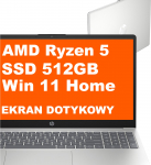HP  HP 15-fc0146dx / C0CL9UA / Ryzen 5 / 8GB / 512GB / AMD Radeon / FullHD / Dotyk / Win 11 / Silver | 199251872990 | 199251872990