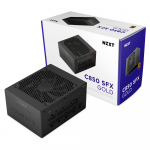 NZXT C850 SFX Gold 850W Toiteplokk 80+ Gold, ATX 3.1, PCIe 5.1 | PS-8G1BB-EU | 5056547207384