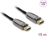 Kaabel Delock DeLOCK 87108 DisplayPort 15 m Black | 87108 | 4043619871087