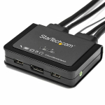 Przełącznik StarTech KVM StarTech 2 Port DP KVM Switch 4K 60Hz | SV211DPUA4K | 0065030882156