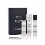Chanel  Chanel Bleu De Chanel Woda Perfumowana 60ml. EDP Travel spray and two refills 3x20ml. | 3145891073003 | 3145891073003