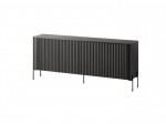 Cama VERA chest of drawers 190x40x80 black matt | 471007 | 5903815010842