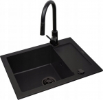 Zlewozmywak Pyramis Zestaw Pyramis MIDO 62x50 1B1D+bateria IDEA BE | 070167602BE | 5903726473149