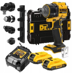 Wiertarko-wkrętarka Dewalt 18v xr 2x1ah bezszczotkowa wiertarko-wkrętarka wielogłowicow | DCD803D2T | 5035048838099