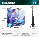 Teler Hisense 43A7DS | 20019192 | 6942351435749