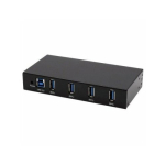 USB-jaotur Exsys EXSYS EX-11234HMS-2 &ndash; 4-pordiline USB 3.2 Gen 1 jaotur, DIN-liistule ja seinale paigaldamise komplekt VIA VL817_Q7S kiibistikuga | 15.06.3531 | 4718359112324