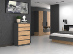 Topeshop M5 ANTHRACITE/ARTISAN kummut | M5 ANTR/ART | 5904507201463