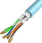 Unitek Kabel skrętka LSZH Cat. 6a S/FTP 305 m | C18121BL | 4894160048943