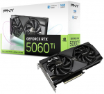 Graafikakaart PNY GeForce RTX 5060 Ti kahe ventilaatoriga 16GB GDDR7 DLSS4 (VCG5060T16DFXPB1) | VCG5060T16DFXPB1 | 4718006457600