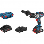Bosch Powertools Akku-Bohrschrauber GSR 18V-110 C Professional, 18Volt (blau/schwarz, 2x Akku ProCORE18V 4,0Ah, L-BOXX) | 06019G010A | 4059952525419