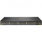Switch HP HPE Aruba 6300F - Switch - L3 - managed - 48 x 10/100/1000 (PoE+) + 4 x 50 Gigabit Ethernet SFP56 - Przepływ powietrza z przodu do tyłu - możliwość montażu w szafie - PoE+ - zgodny z TAA | JL665A#ABB | 190017339528