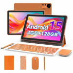 Extralink Tablet CP31 4GB RAM+128GB Orange | Tablet | Android 15, 2Mpx+8Mpx, 6000mAh, 1280x800px, klawiatura, mysz, rysik | EX.95849 | 5904960295849