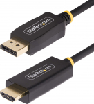 Kabel StarTech DisplayPort - HDMI 2m Black (6F-DP-HDMI-4K60-HDR) | 6F-DP-HDMI-4K60-HDR | 0065030901857
