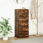 vidaXL Komoda z szufladami Dąb wędzony 37,5x35x99 cm Drewno klejone | 861764 | 8721158706836