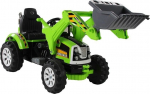 Lean Sport Traktor na akumulator z Łyżką Koparka Green | 3404 | 5908275995791