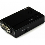 Adapter AV StarTech D-Sub (VGA) - S-Video Black (VGA2VID) | VGA2VID | 0065030830591
