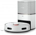 Robot sprzątający Philips 3000 series HomeRun Aqua XU3110/02 Vacuum and Mop Robot, Combi, Metallic, Round, Light/Beluga Metallic, Acrylonitrile butadiene styrene (ABS), 0.35 L | XU3110/02 | 8720389022937