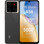 ZTE Blade A56 - 4G Smartphone - Dual-SIM - RAM 4 GB / Interner Speicher 64 GB - microSD slot - 6.75" - 1600 x 720 Pixel (90 Hz) - Triple-Kamera 13 MP, 0.08 MP, 0,08 MP - front camera 8 MP - TiefBlack | 123456301013 | 6902176146039