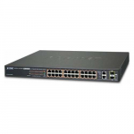 Switch Planet FGSW-2624HPS 24-portowy 24x PoE + 2 x Gigabit TP/SFP Combo | FGSW-2624HPS | 4711605281232