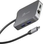 j5create JCD3191-N juhtmega USB 3.2 Gen 2 (3.1 Gen 2) Type-C dokkimisjaam Grey | JCD3191-N | 4712795087659