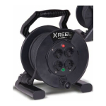 PCE pikendusjuhe rulliga Xreel 4 pistikupesa 3 x 2,5mm IP20 30m (92501T48263) | 92501T48263 | 5902082051664