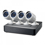 LevelOne CCTV 8-Kanal Kit 2MP/IP66/H.264/1x3,5"/IR-30m  wei&szlig; | DSK-8001 | 4015867236659