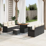 vidaXL 9-osaline aiam&ouml;&ouml;bli komplekt patjadega Black pol&uuml;rattan Akatsia, vidaXL 2-kohaline aiam&ouml;&ouml;bel patjadega Black pol&uuml;rattan, vidaXL 3-osaline aiam&ouml;&ouml;bli s&ouml;&ouml;gikomplekt patjadega Black pol&uuml;rattan Akatsia | 3362085 | 8721288422040