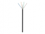 Goobay CAT 6 &otilde;hukabel v&otilde;rgukaabel, U/UTP, Black - Kaabli pikkus 100 m | 77625 | 4040849776250