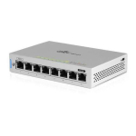 Ubiquiti Switch UniFi 8x2.5G RJ45/16x10G RJ45/2xSFP28 Managed PoE+++ 1050W 19" Rack-Mountable, 1,3" Touchscreen | ECS-24-POE