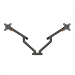 BakkerElkhuizen Monitorarm BE Flexible Dual dunkelGray retail | BNEBFDDG | 8719274677062