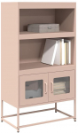 vidaXL Komoda wysoka r&oacute;żowa 68x39x123 cm stalowa | 853369 VidaXL | 8721158372031