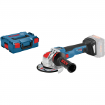 Bosch Powertools X-LOCK Akku-Winkelschleifer GWX 18V-10 SC Professional, 18Volt (blau/Black, ohne Akku und Ladeger&auml;t, Bluetooth Modul, in L-BOXX) | 06017B0400 | 3165140962452