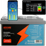 Qoltec AKUMULATOR LITOWO-ŻELAZOWO-FOSFORANOWY BMS LiFePO4 LCD/Bluetooth 12.8V 70Ah | LXLFP70 | 5902270793598
