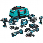 Zestaw elektronarzędzi Makita 11-elementowy (M DLX7019TX1) | M DLX7019TX1 | 088381746519